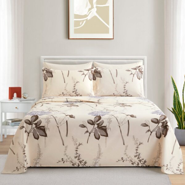 Printed Stitching Coverlet Bedspread Soft Bedding Summer Quilt Set, Bear Reindeer Plaid